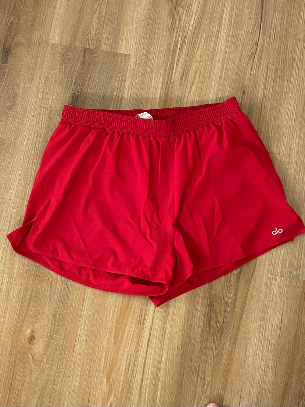 ALO Yoga Women’s Stride Red Athletic Shorts
